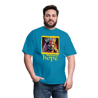 Hope Unisex Classic T-Shirt - turquoise