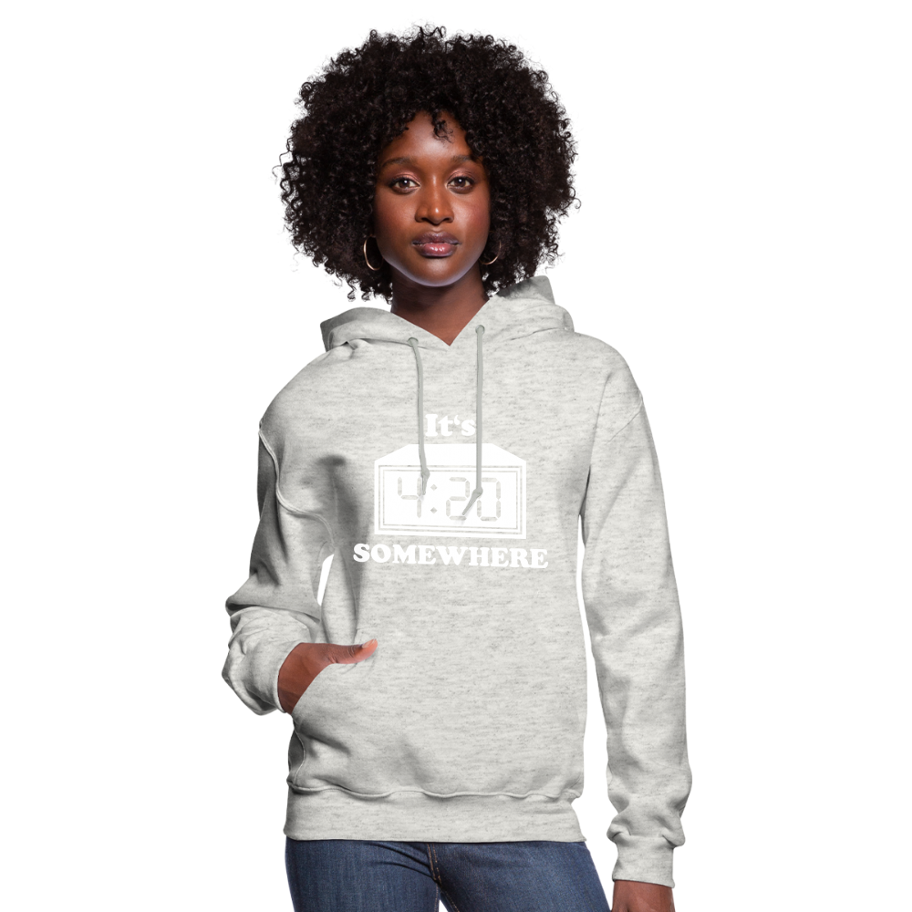 Well DUH! Women's Hoodie - heather oatmeal