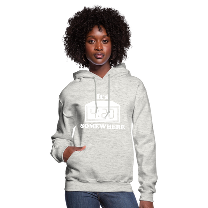 Well DUH! Women's Hoodie - heather oatmeal