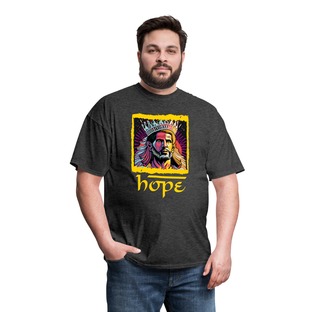 Hope Unisex Classic T-Shirt - heather black