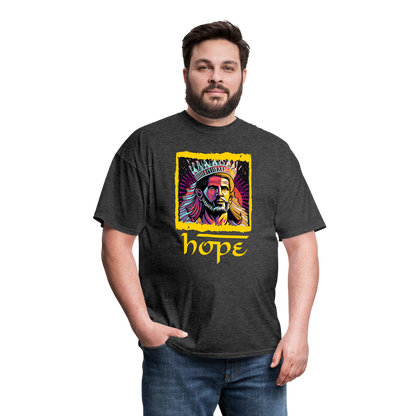Hope Unisex Classic T-Shirt - heather black
