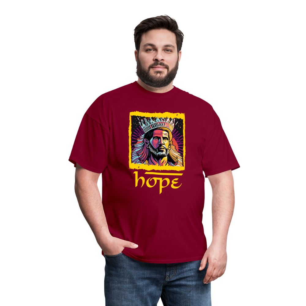 Hope Unisex Classic T-Shirt - burgundy