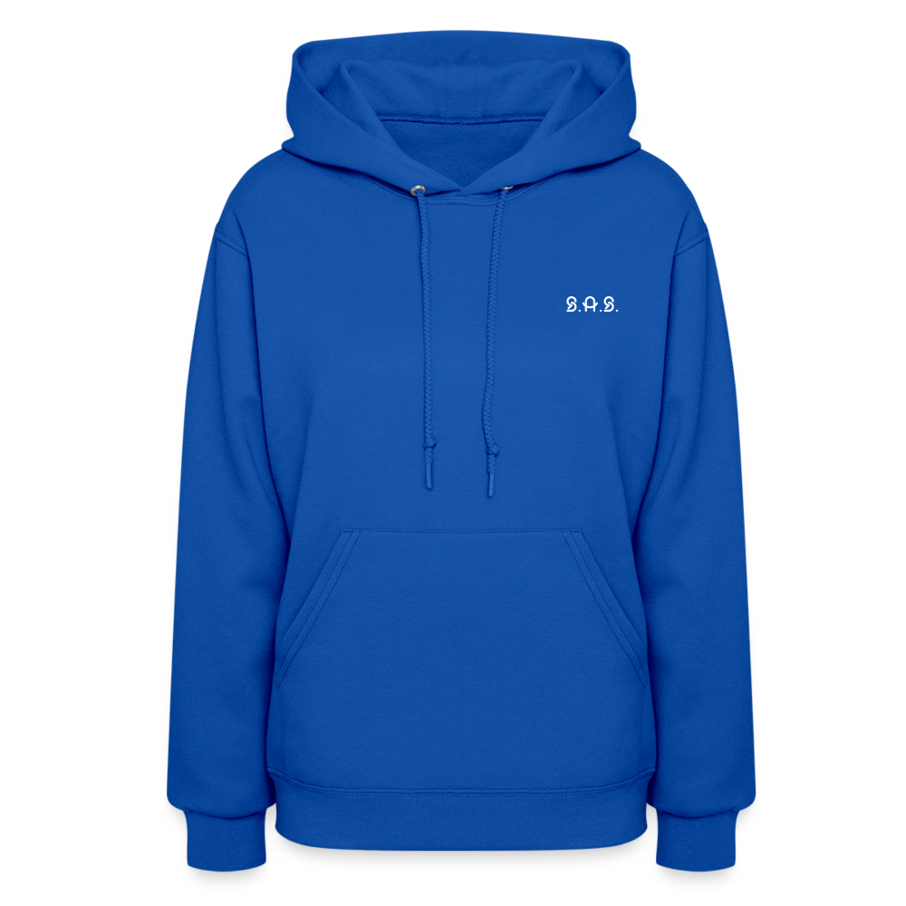 I Game What About Her? Women's Hoodie - royal blue
