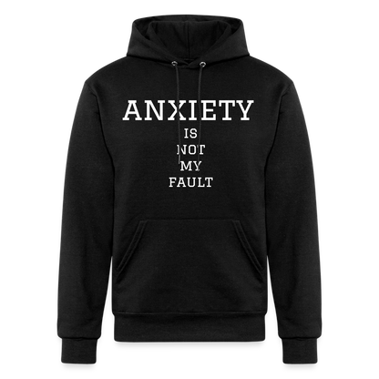 University of Anxiety Champion Unisex Powerblend Hoodie - black
