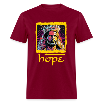 Hope Unisex Classic T-Shirt - burgundy