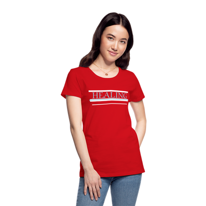 Healing Me Women’s Premium T-Shirt | Spreadshirt 813 - red