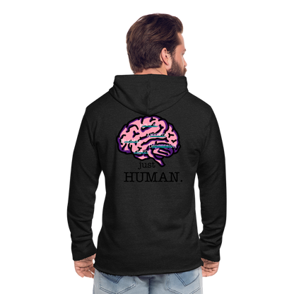 Just Joking!  Unisex Lightweight Terry Hoodie - charcoal grey