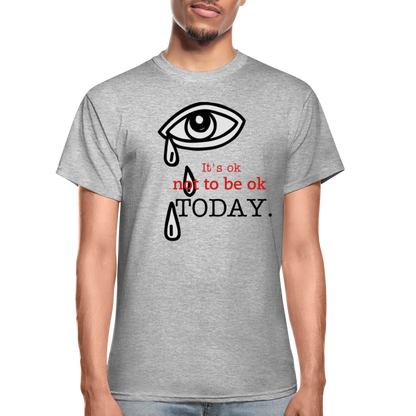 Tomorrow is Not to Far Gildan Ultra Cotton Adult T-Shirt - heather gray
