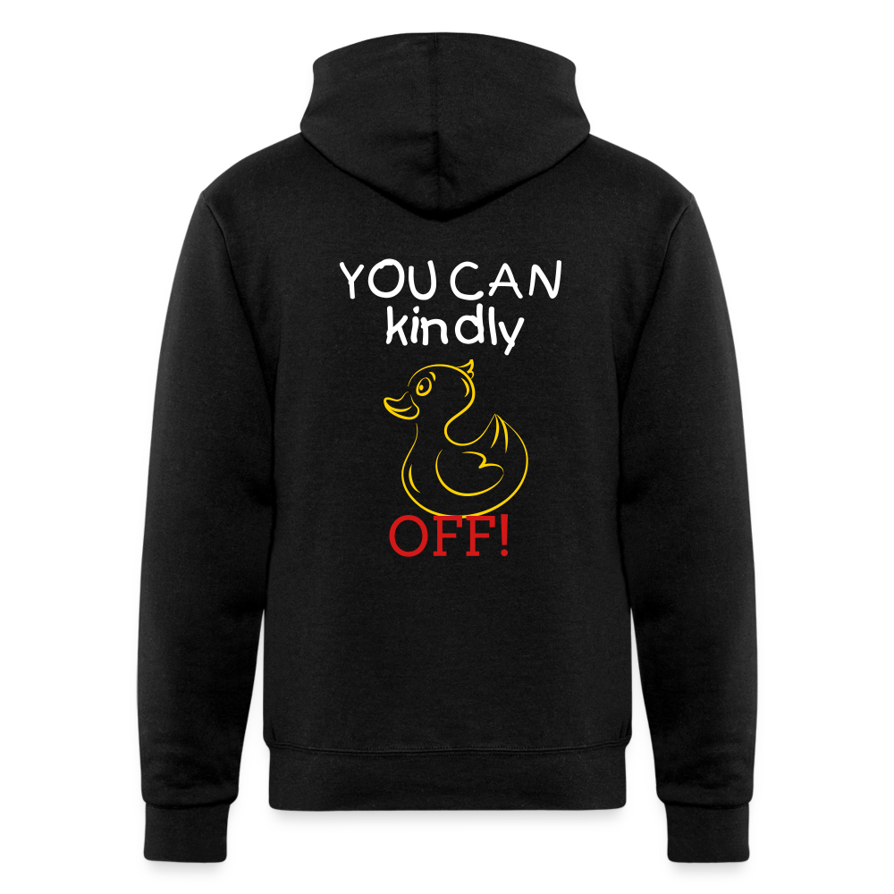 No Ducks Givin' Champion Unisex Hoodie - black