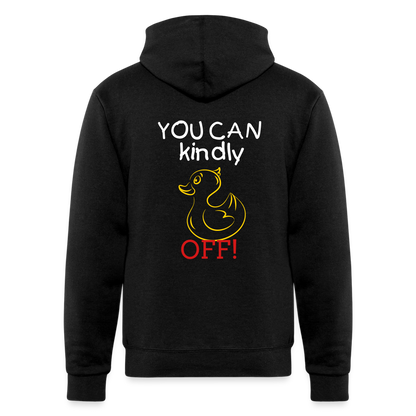 No Ducks Givin' Champion Unisex Hoodie - black