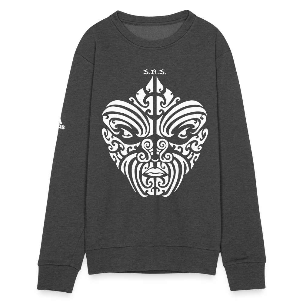 I See You Watchin' Adidas Unisex Fleece Crewneck Sweatshirt - charcoal grey