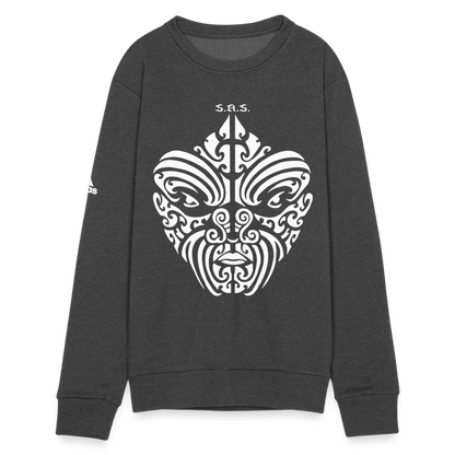 I See You Watchin' Adidas Unisex Fleece Crewneck Sweatshirt - charcoal grey