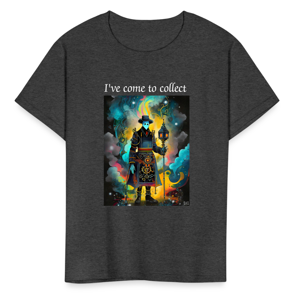 Collection Agency Kids' T-Shirt - heather black