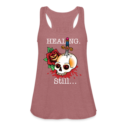 Let her Heal Women's Flowy Tank Top by Bella - mauve