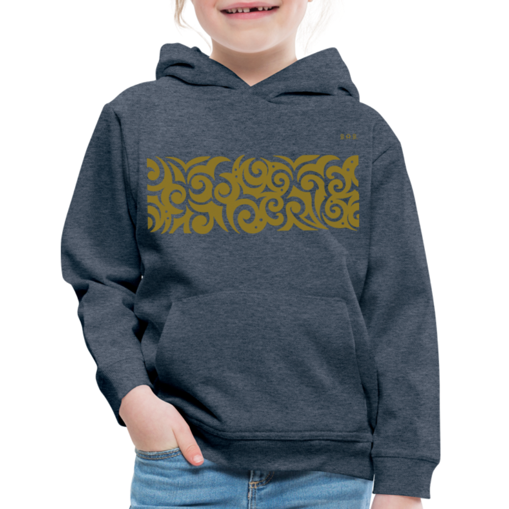 Kids‘ Premium Hoodie - heather denim