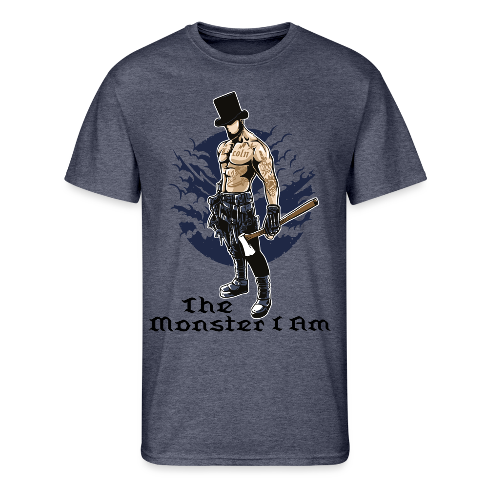 Judge my Monster Men’s 50/50 T-Shirt - navy heather