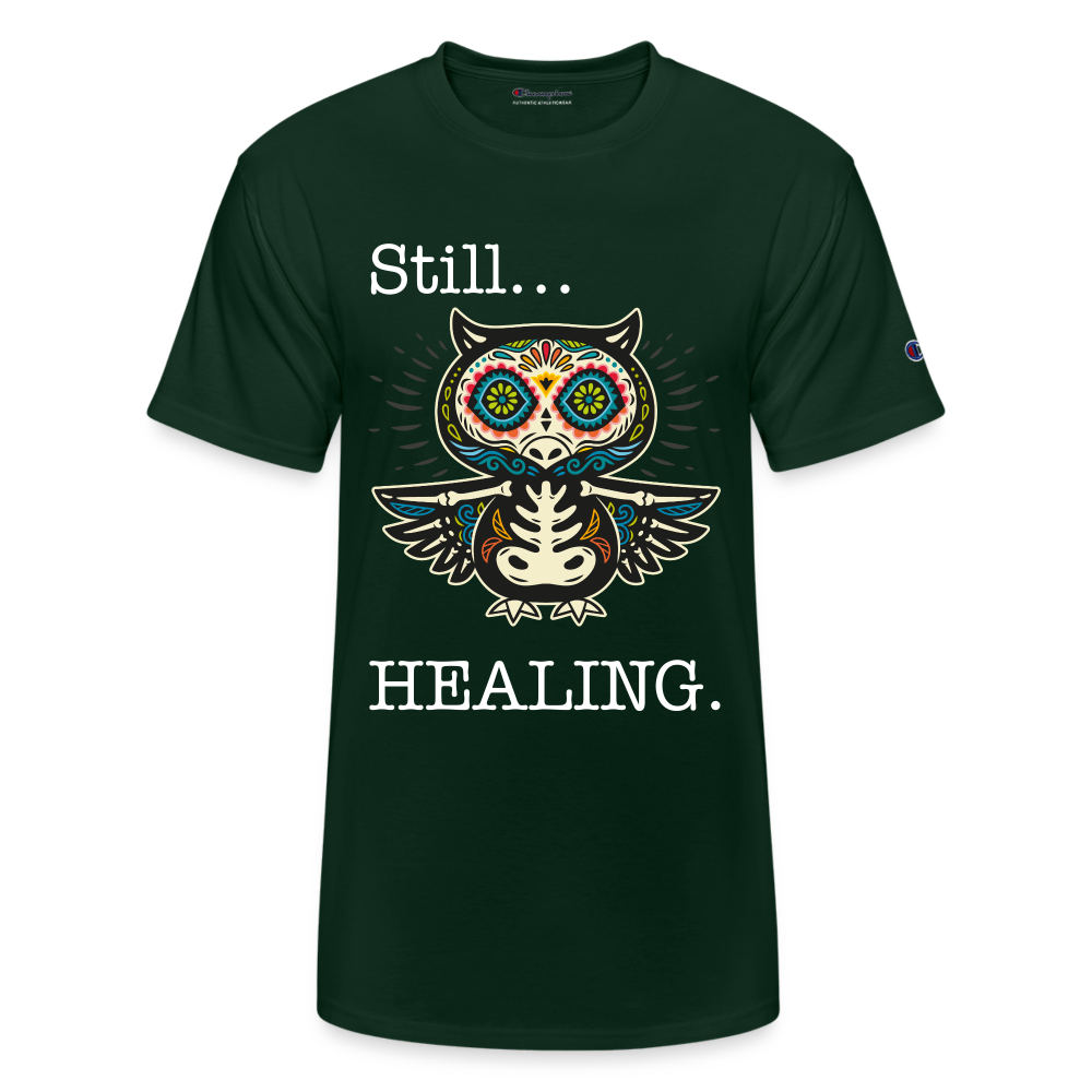Still Healing Champion Unisex T-Shirt - Dark Green