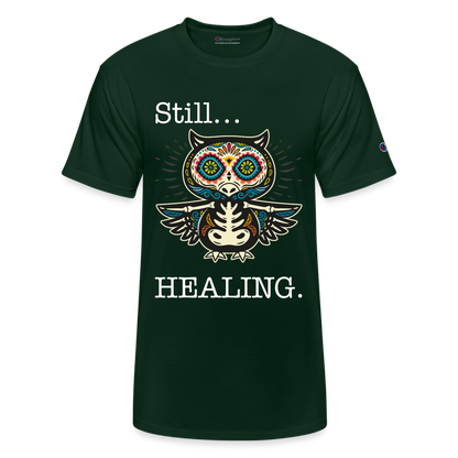Still Healing Champion Unisex T-Shirt - Dark Green