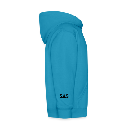 Very Scary Kids' Hoodie - turquoise