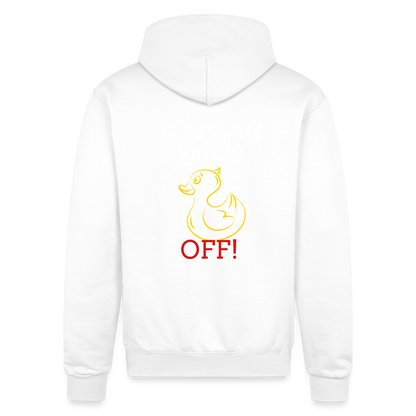 No Ducks Givin' Champion Unisex Hoodie - white