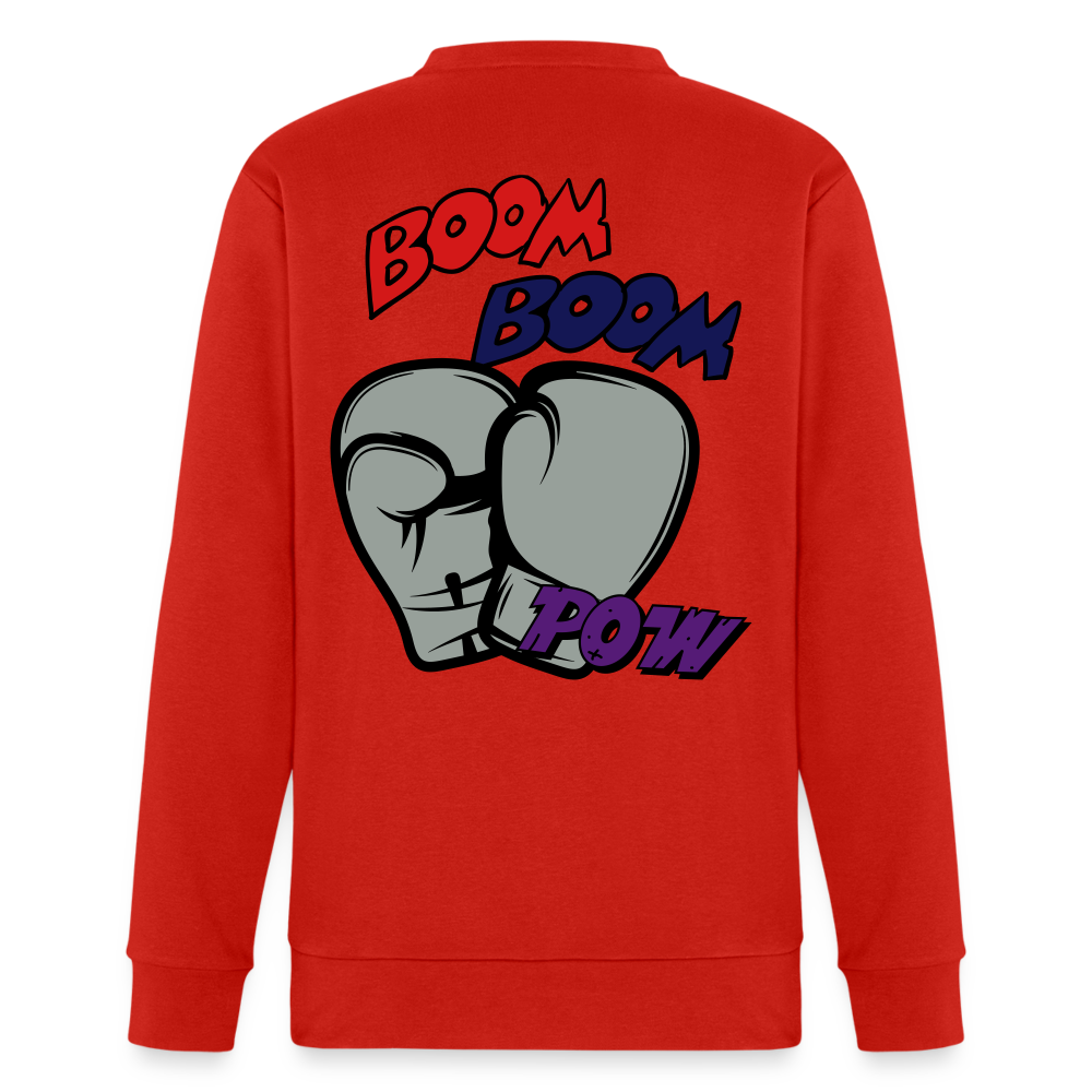 I Thought you said Boxing Adidas Unisex Fleece Crewneck Sweatshirt - red