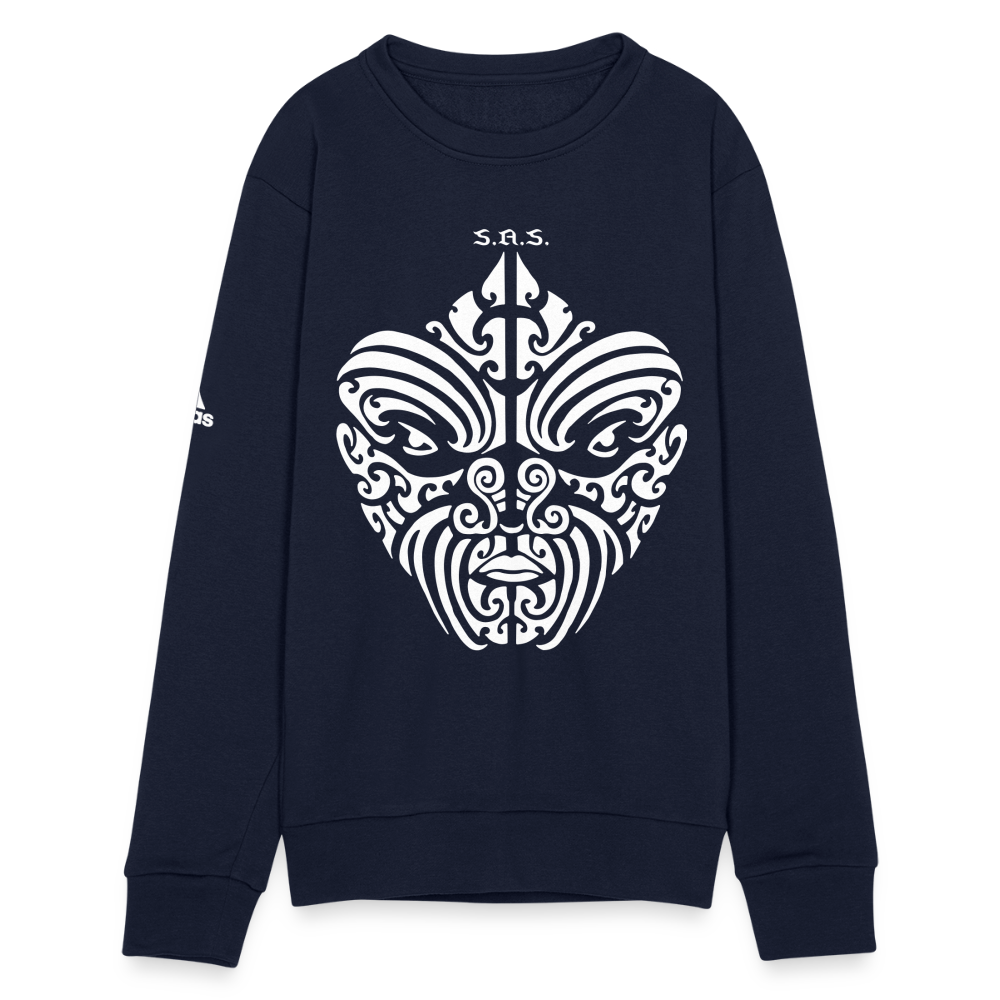 I See You Watchin' Adidas Unisex Fleece Crewneck Sweatshirt - french navy