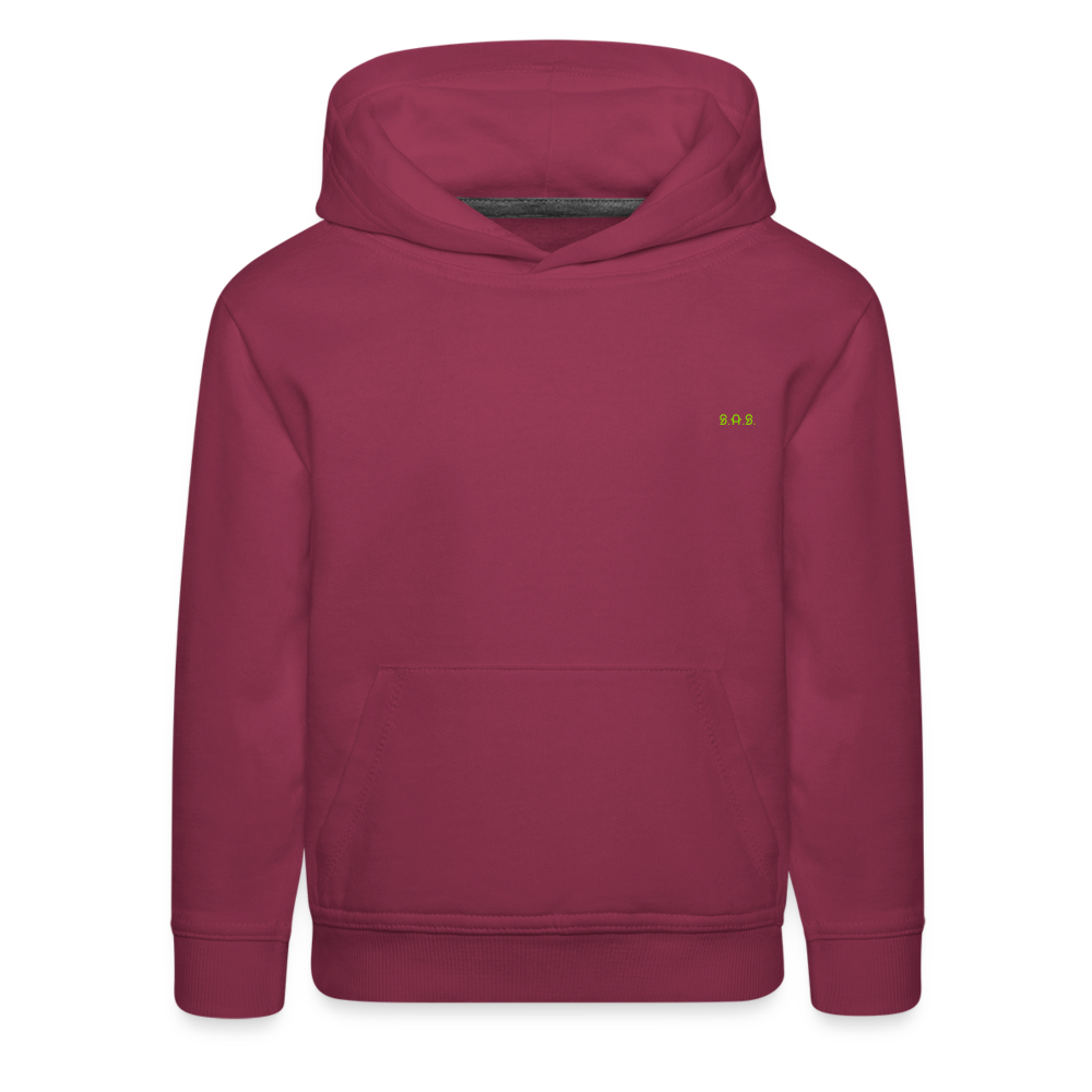 Party like a Zombie Kids‘ Premium Hoodie - burgundy