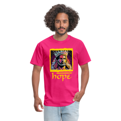 Hope Unisex Classic T-Shirt - fuchsia