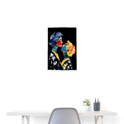 Acceptance Equals Liberation18x24 poster - white