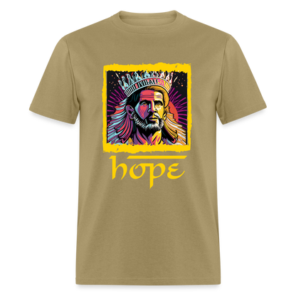 Hope Unisex Classic T-Shirt - khaki