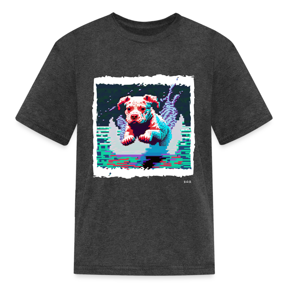 Fun with Dash Kids' T-Shirt - heather black
