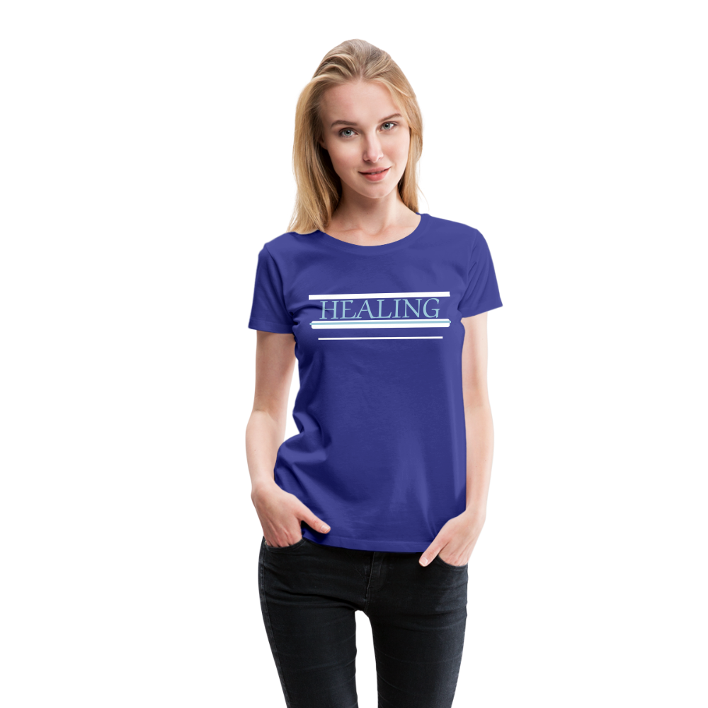 Healing Me Women’s Premium T-Shirt | Spreadshirt 813 - royal blue
