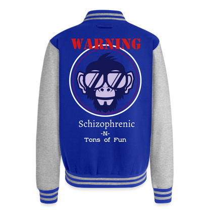 Gorilla Good Time Champion Unisex 1/4 Zip Pullover Sweatshirt - royal/heather grey