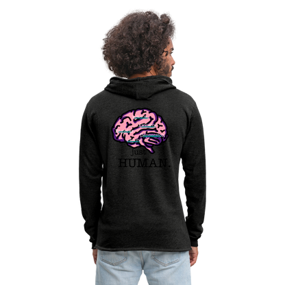 Just Joking!  Unisex Lightweight Terry Hoodie - charcoal grey