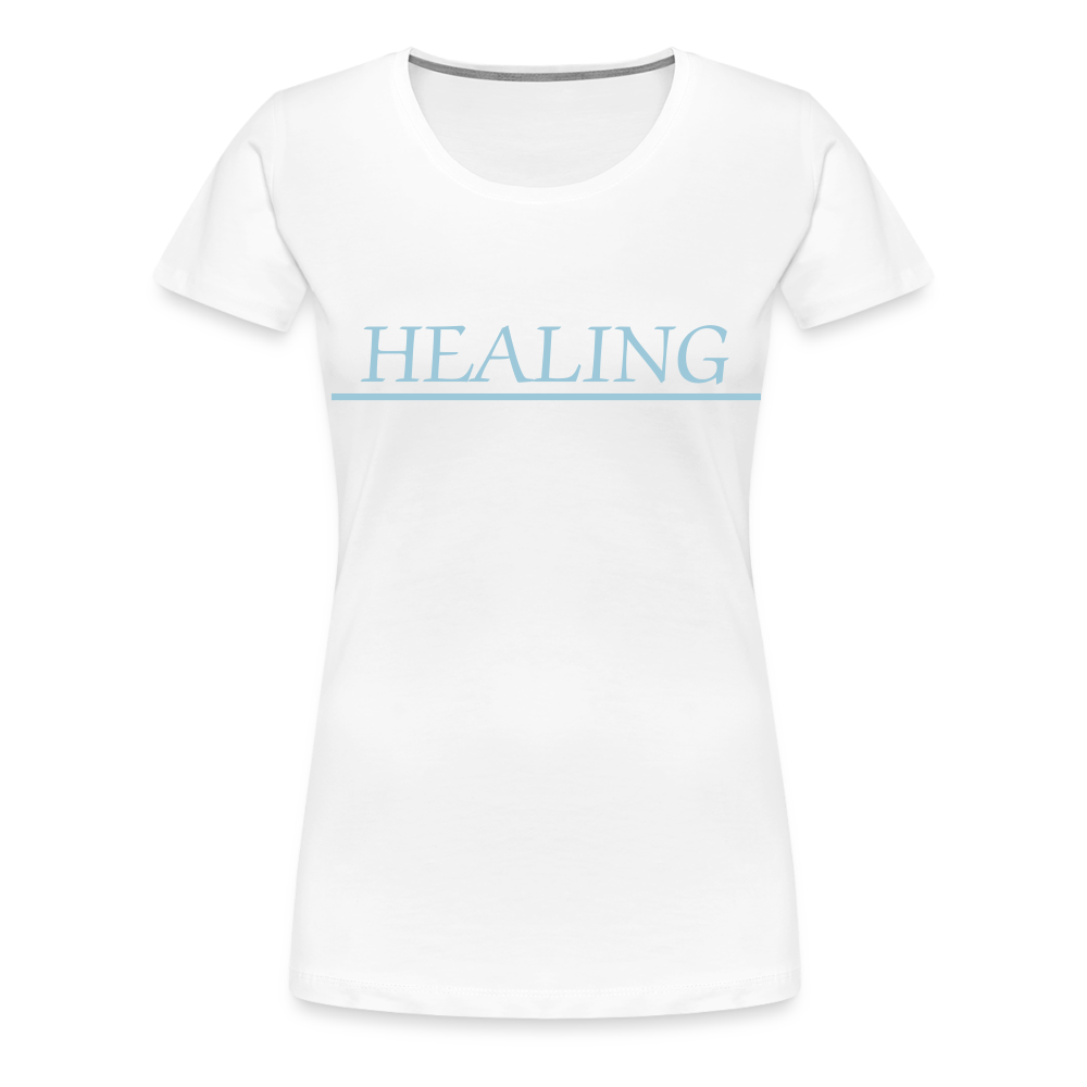 Healing Me Women’s Premium T-Shirt | Spreadshirt 813 - white