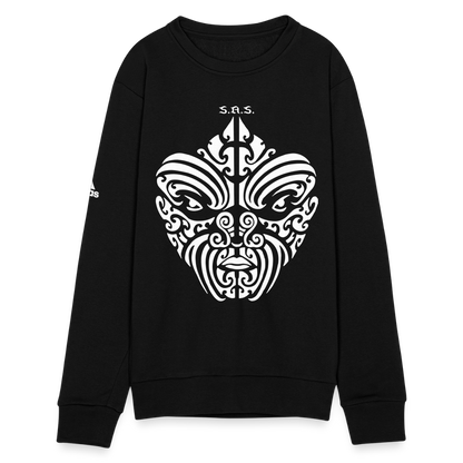 I See You Watchin' Adidas Unisex Fleece Crewneck Sweatshirt - black