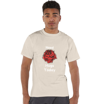 Hugs Champion Unisex T-Shirt - Sand