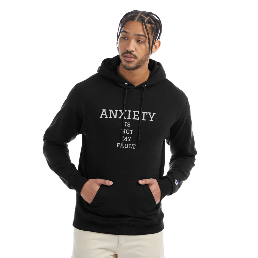 University of Anxiety Champion Unisex Powerblend Hoodie - black