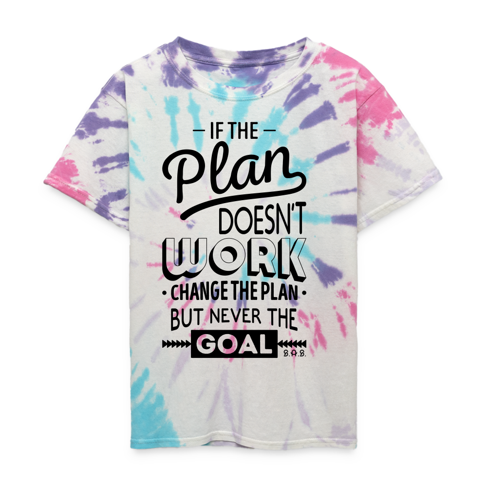 Kid's Tie Dye T-Shirt - Pastel Spiral