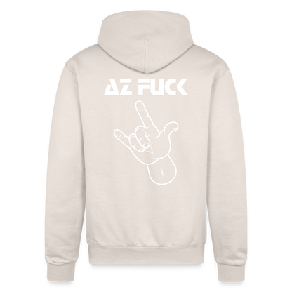 I Warned You Champion Unisex Powerblend Hoodie - Sand