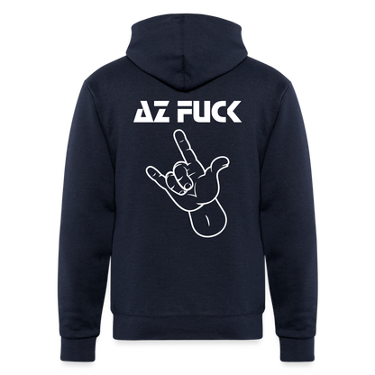 I Warned You Champion Unisex Powerblend Hoodie - navy