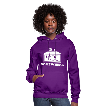 Well DUH! Women's Hoodie - purple