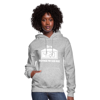 Well DUH! Women's Hoodie - heather gray