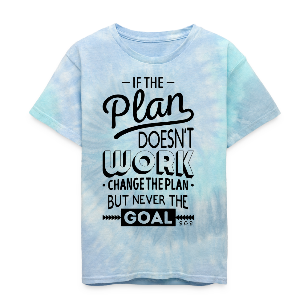 Kid's Tie Dye T-Shirt - blue lagoon