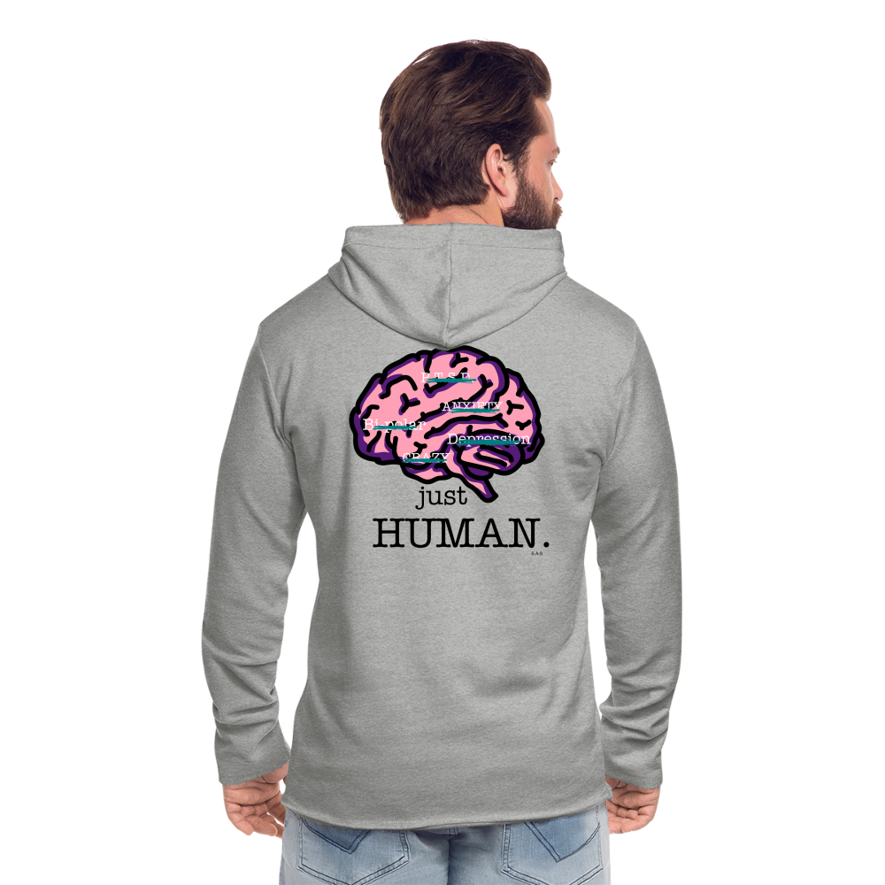 Just Joking!  Unisex Lightweight Terry Hoodie - heather gray