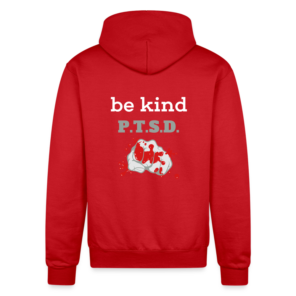 I Said Be KIND!!! Champion Unisex Powerblend Hoodie - Scarlet