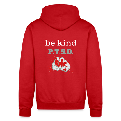 I Said Be KIND!!! Champion Unisex Powerblend Hoodie - Scarlet