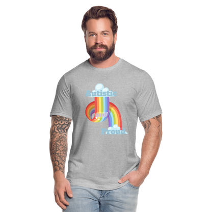Autistic and Proud Unisex Jersey T-Shirt | Bella + Canvas - heather gray