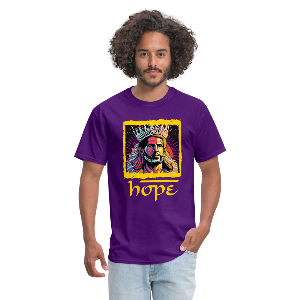 Hope Unisex Classic T-Shirt - purple