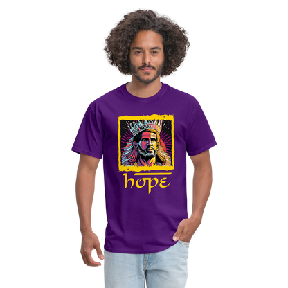 Hope Unisex Classic T-Shirt - purple